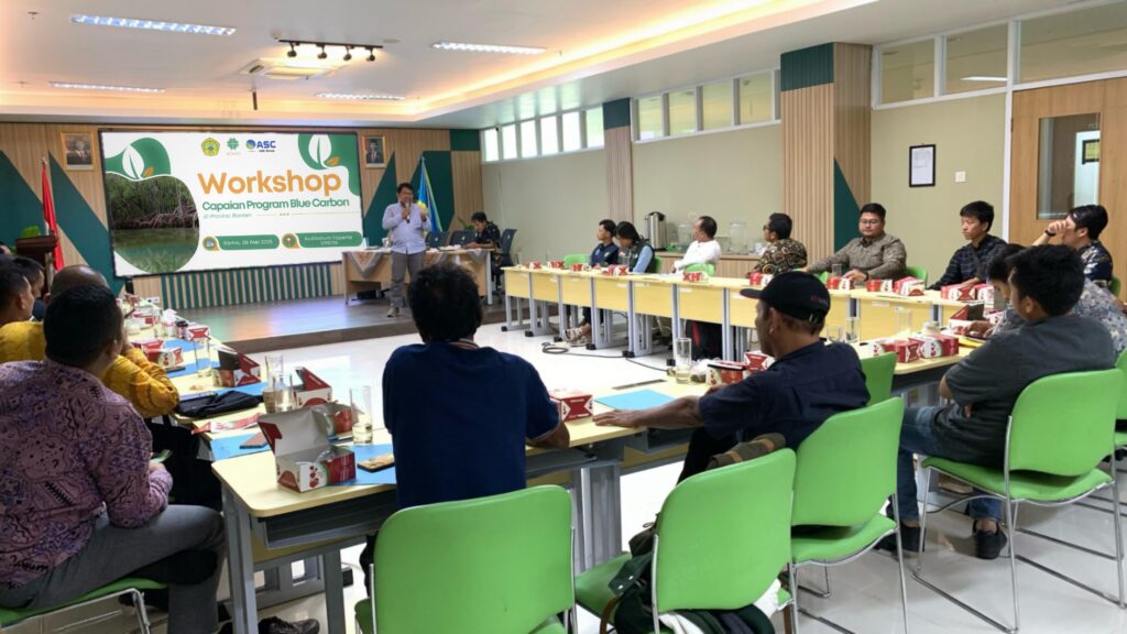 UNTIRTA GELAR WORKSHOP CAPAIAN PROGRAM BLUE CARBON DI PROVINSI BANTEN DEMI KEBERLANJUTAN EKOSISTEM PESISIR